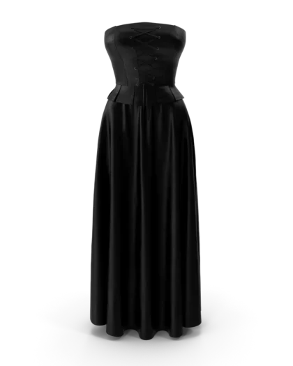 Corset with Black Skirt Set