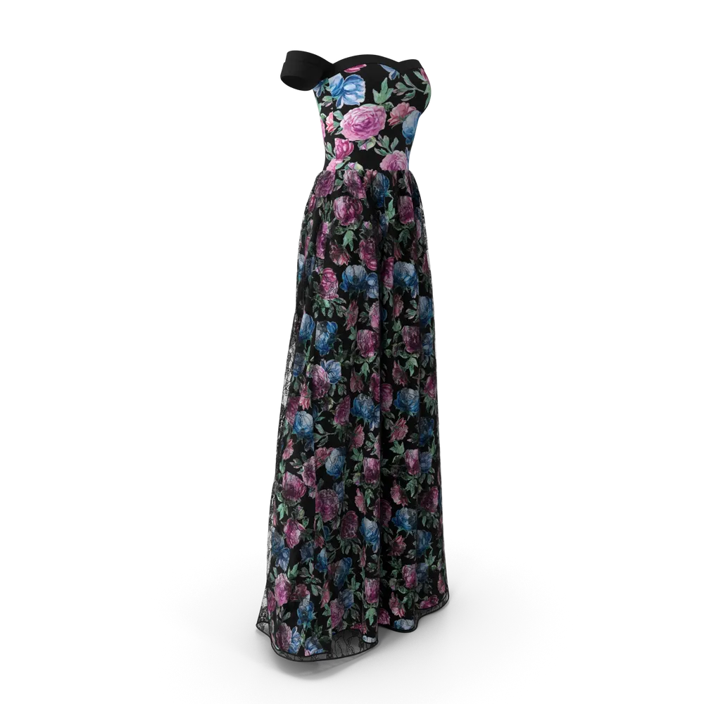 Elegant Black Evening Gown - Image 4