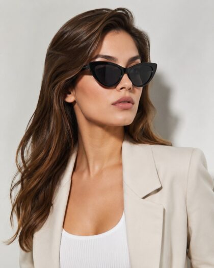 Minimal Oval Sunglasses